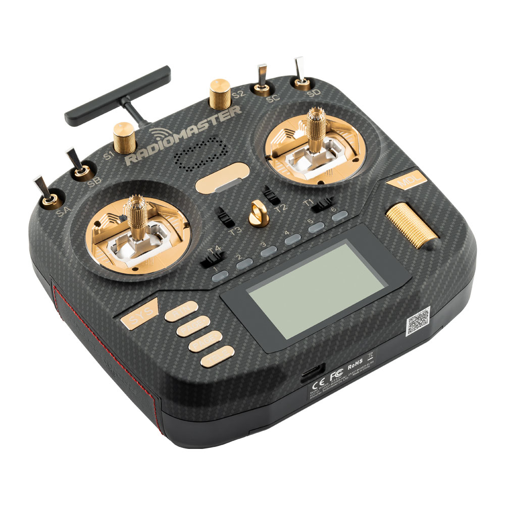 CNC AG01 홀 센서가 장착된 카본 파이버 소재의  - Radiomaster Boxer Max Radio Transmitter 리뷰 및 가격